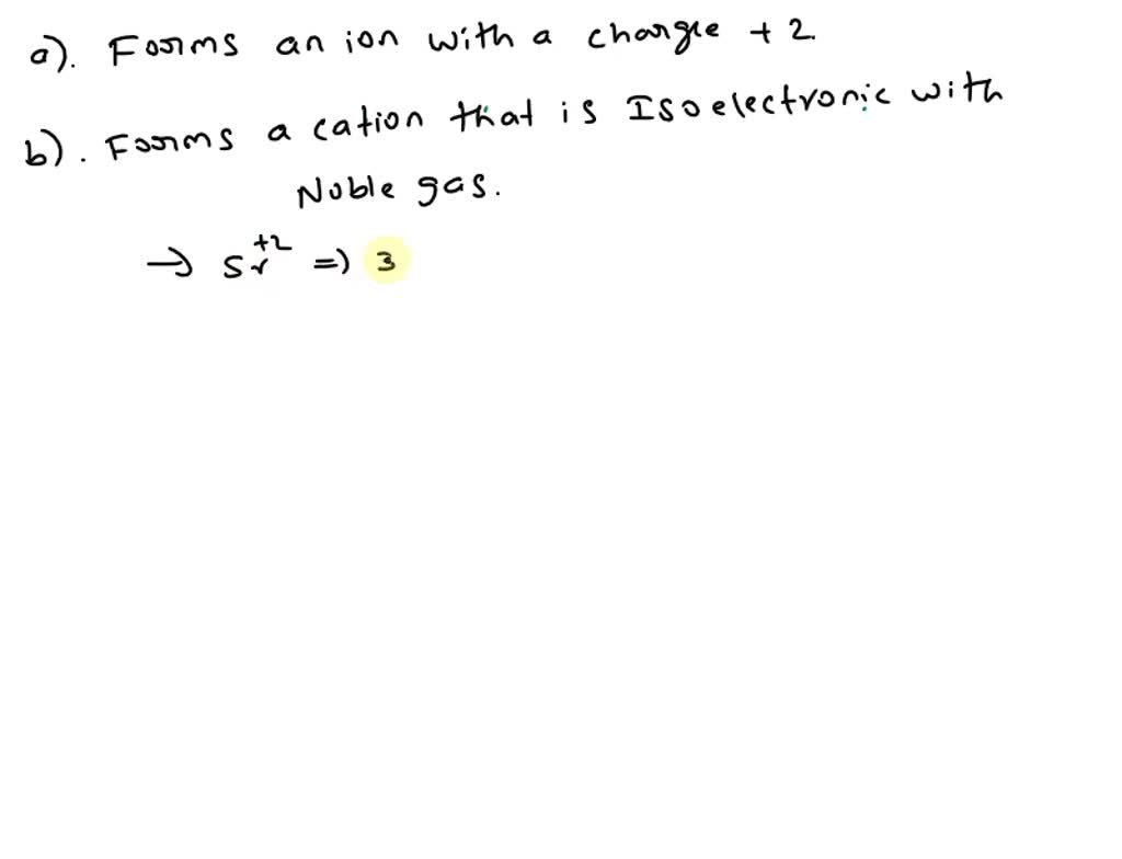 Which of the following describes the element Sr Choose all that apply