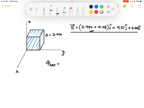 the-figure-shows-_-closed-gaussian-surface-in-the-shape-of-a-cube-of-edge-length-290-m-it-lies-in-a-region-where-the-electric-field-is-given-by-e-299x-408i467649-k-ncwithxin-meters-what-is-t-54733