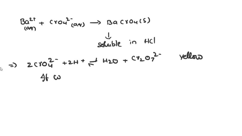 SOLVED Hydrochloric acid does not appear in the equilibrium reaction