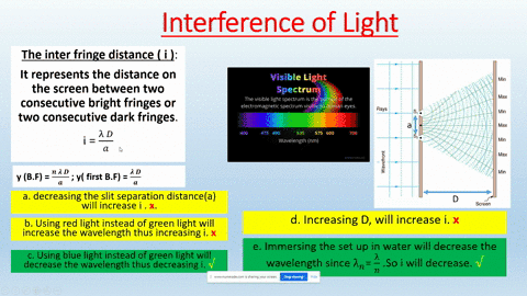 optics-interference-mskc7-in-a-young-double-slit-experiment-green-light-is-incident-on-the-two-slits_-the-interference-pattern-is-observed-on-a-screen-which-of-the-following-changes-would-ca-30182