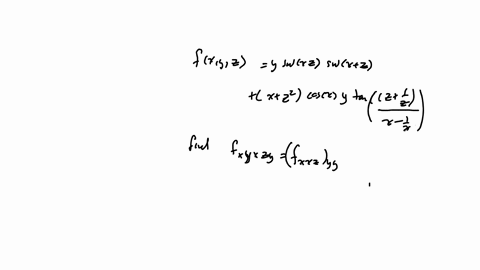 compute-fxyxzy-for-fx-y-z-y-sinxz-sinx-z-x-z2-cosxy-tan-z-1zx-1x