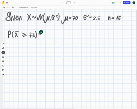 what-is-the-probability-of-obtaining-a-random-sample-of-size-16-with-a-sample-mean-of-73-or-higher-70-25