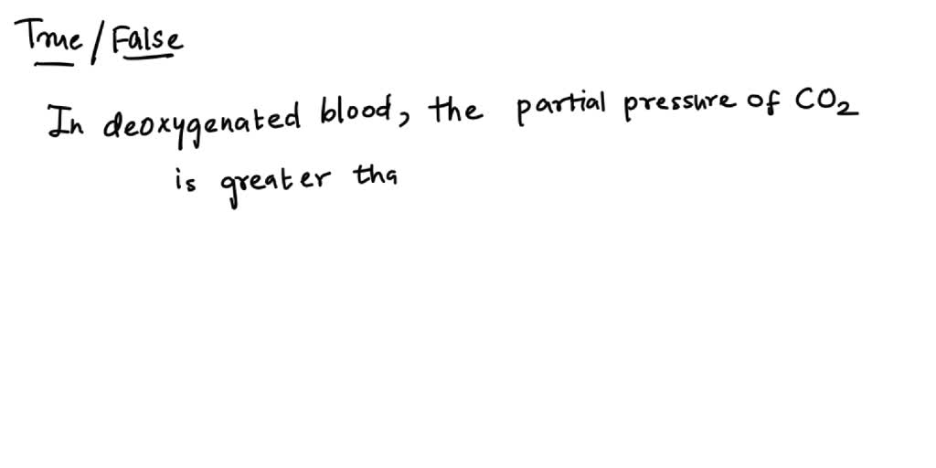 SOLVED The PCO2 in arterial blood is usually higher than the PCO2 in