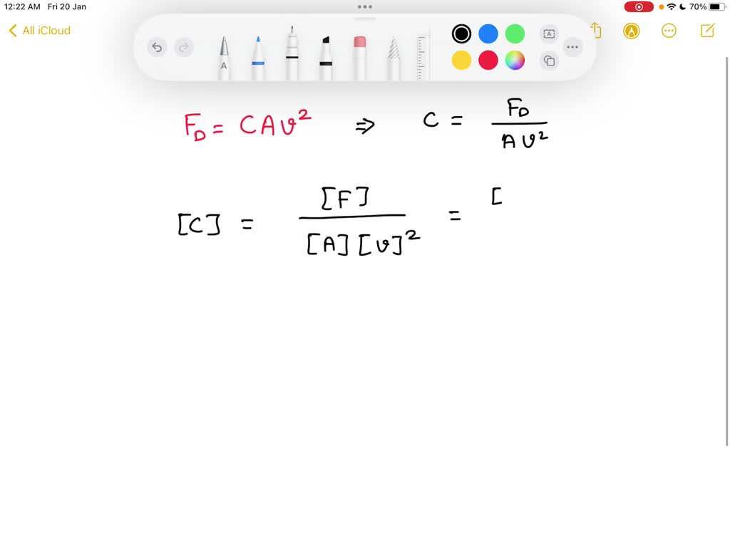 SOLVED When an object falls through air, there is a drag force that