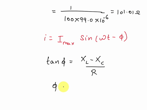 a-sinusoidal-voltage-v-375-sin100t-where-v-is-in-volts-and-t-is-in-seconds-is-applied-to-a-series-rlc-circuit-with-l-180-mh-c-990-f-and-r-620-determine-the-numerical-value-for-in-rad-in-the-78833