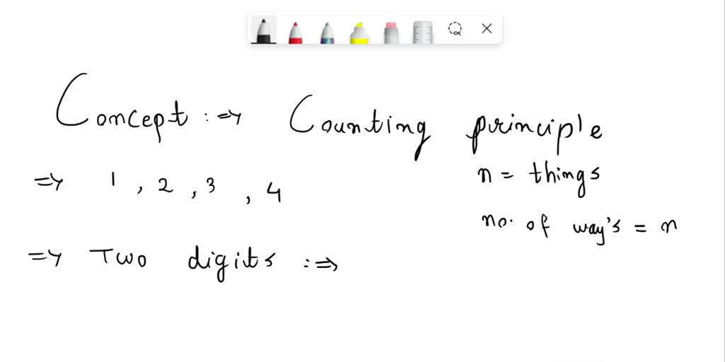 SOLVED: Use the counting principle to determine the number of elements ...