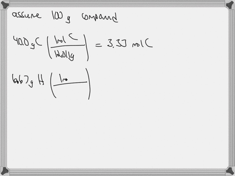 a-compound-contains-the-elements-c-h-and-o-it-is-known-to-contain-400-c-667-h-and-the-rest-is-oxygen-by-mass-the-empirical-formula-for-this-compound-is-a-ch2o-b-c2ho2-c-ch2o2-d-cho
