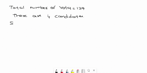consider-an-election-with-129-votesif-there-are-4-candidates-what-is-the-smallest-number-of-votes-that-a-plurality-candidate-could-have-75088