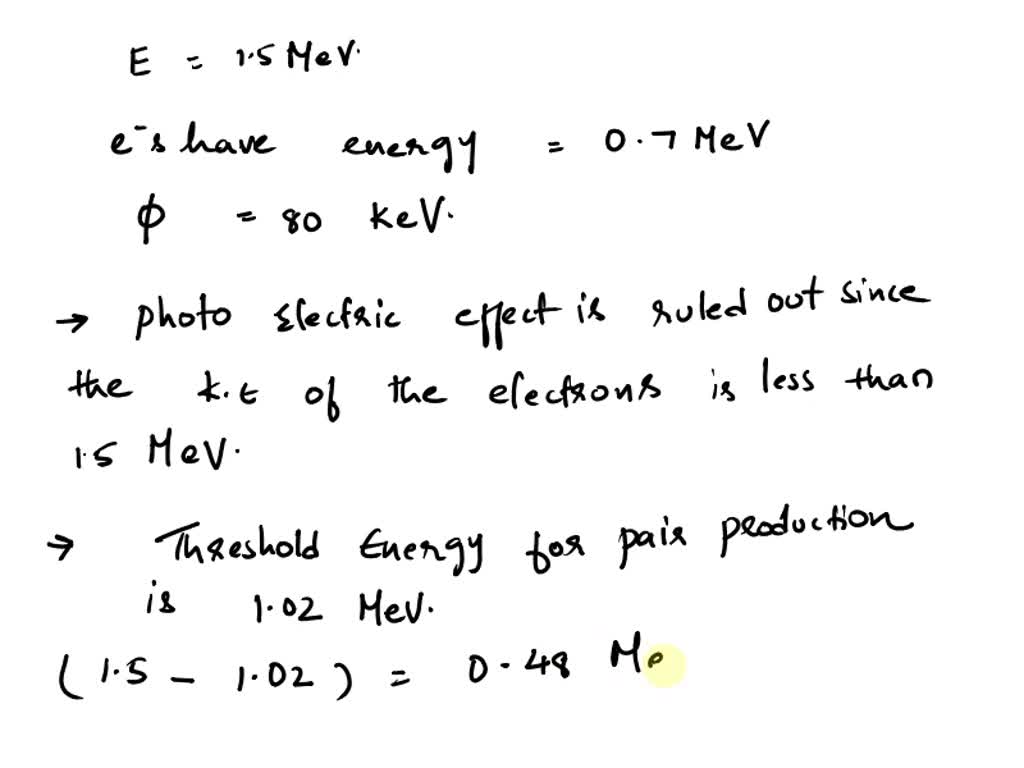 SOLVED Exercise 4 Collimated beam of 1.5 MeV gamma rays strikes thin
