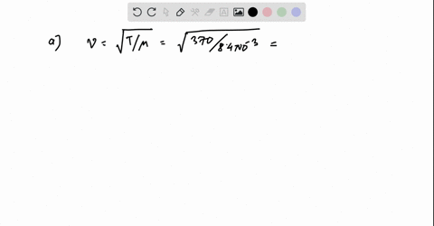 a-string-has-a-linear-density-of-83-x-10-3-kgm-and-is-under-a-tension-of-370-n-the-string-is-12-m-long-is-fixed-at-both-ends-and-is-vibrating-in-the-standing-wave-pattern-shown-in-the-drawing-determin