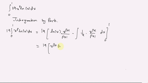 find-the-values-of-p-for-which-the-integral-converges-enter-your-answer-as-an-inequality-19xp-inx-dx-evaluate-the-integral-for-those-values-of-p-71265