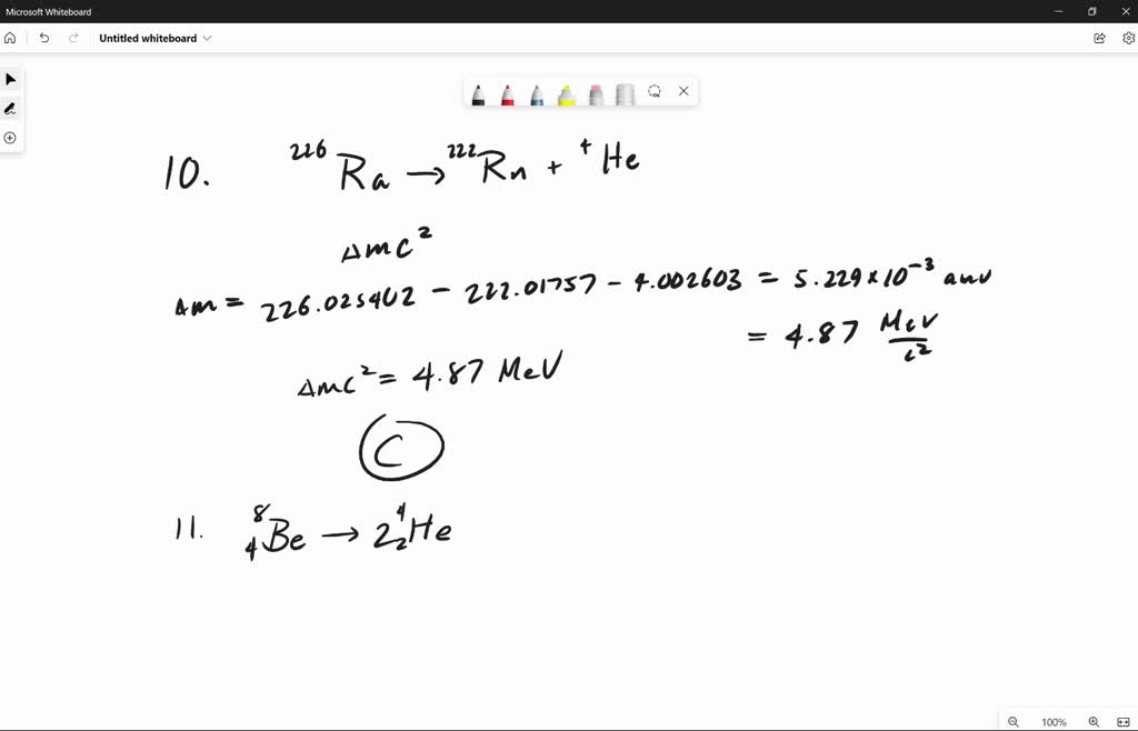 SOLVED Radium 226 Decays Into Radon 222 Plus An Alpha Particle How   B2045aca A9ab 4c80 96df D37968e1d1e8 Large 