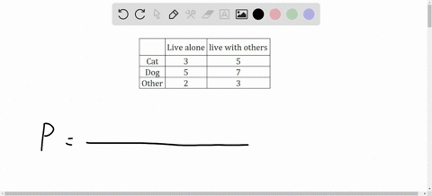 25-pet-owners-where-asked-if-they-live-alone-or-not-and-what-type-of-pet-they-had-live-alone-live-with-others-cat-3-5-dog-5-7-other-2-3-find-the-probability-a-person-selected-at-random-does-21667