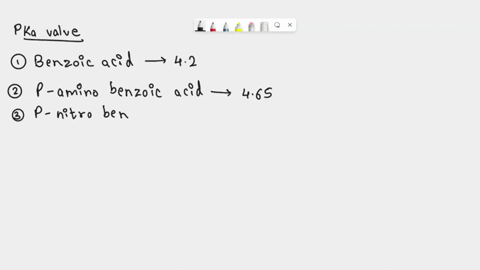 the-pka-of-benzoic-acid-is-42-the-pka-of-p-aminobenzoic-acid-is-465-the-pka-of-p-nitrobenzoic-acid-is-361-rank-these-compounds-in-increasing-order-of-acidity-and-account-for-these-values-61487