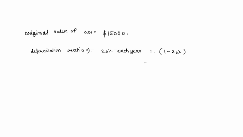 the-original-value-of-a-car-is-15000-and-it-depreciates-loses-value-by-20-each-year-what-is-the-value-of-the-car-after-three-years-33942