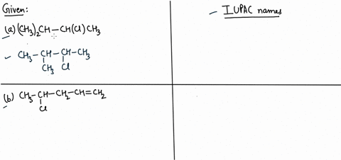 write-the-iupac-names-of-following-compounds-a-ch32ch-chclch3-b-ch2-chcl-ch2-chch2