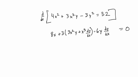consider-the-equation-4x23x3y-3y252-a-use-implicit-differentiation-to-find-dydx-dydx-b-find-the-slope-of-the-tangent-line-to-the-curve-at-the-point-22-slope-of-the-tangent-line-c-find-the-equation-of
