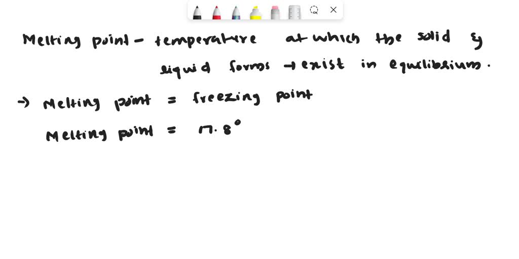 SOLVED The freezing point of glycerol is 17.8 Â°C, and its boiling