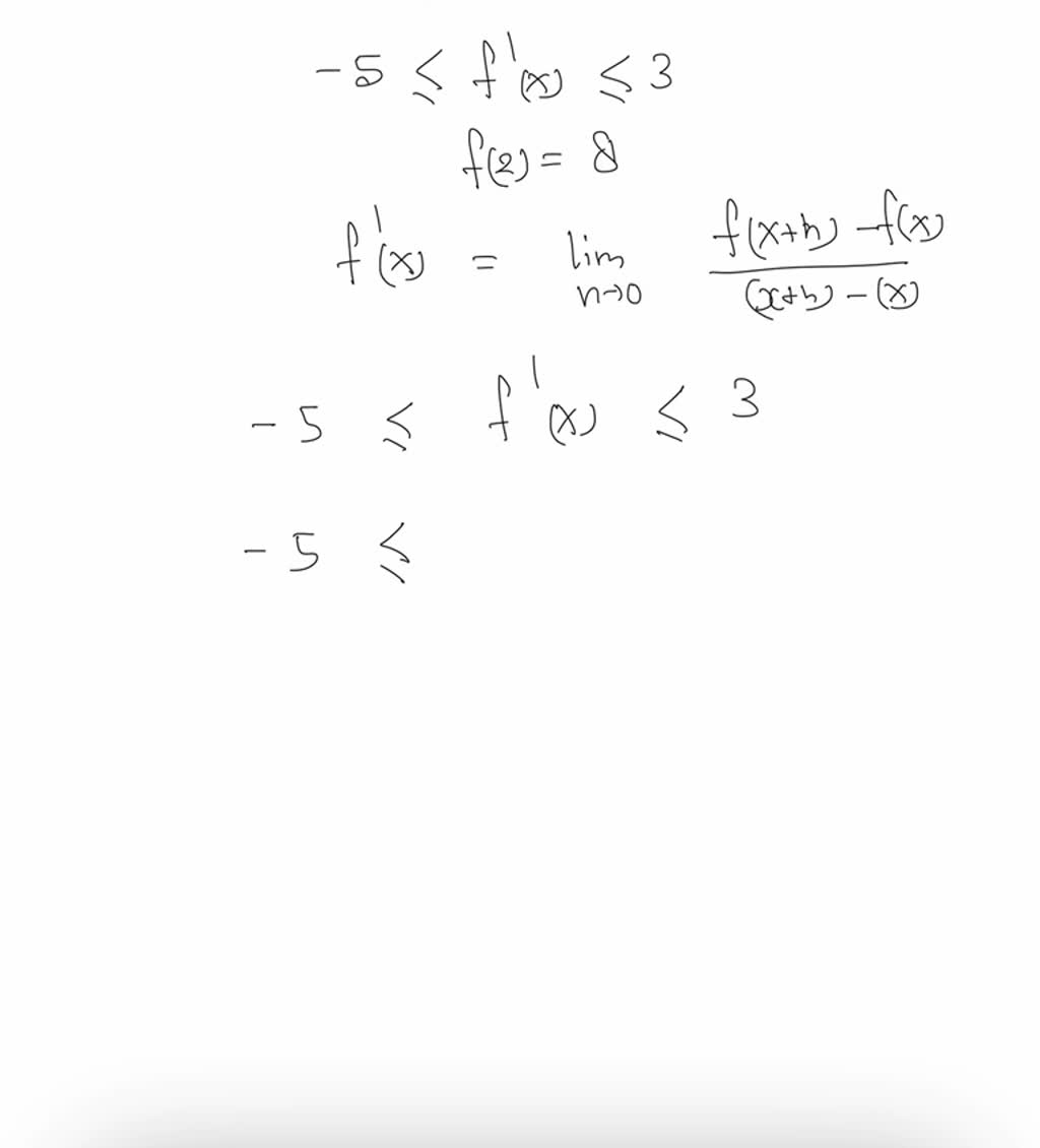 SOLVED Point Suppose That F Is A Differentiable Function On The Real