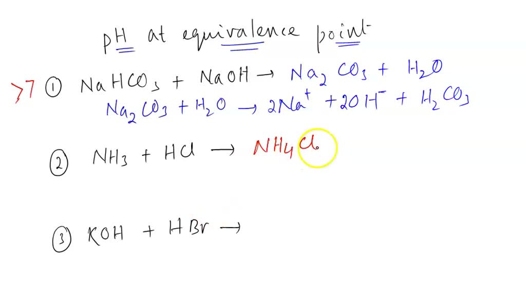 SOLVED: 7.9 x 10^6, 0.5 L, Cize (04) Predict the equivalence point of ...