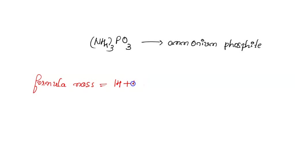 Solved Molecular Mass Of Nh42so4 9090