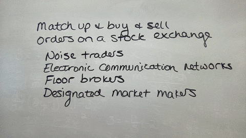 what-does-one-call-the-people-who-match-up-buy-and-sell-orders-on-a-stock-exchange-noise-traders-electronic-communication-networks-floor-brokers-designated-market-makers