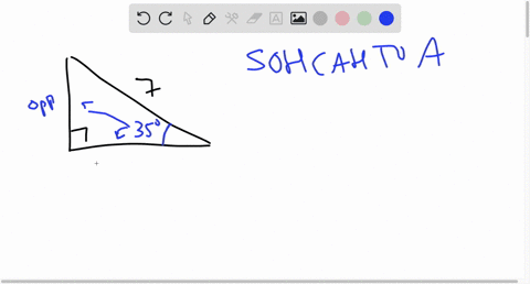 a-right-triangle-has-a-hypotenuse-of-length-inches_-if-one-angle-is-35-find-the-length-of-each-leg_-the-length-of-the-shorter-leg-is-inches-and-the-longer-leg-is-inches_-do-not-round-until-t-29374