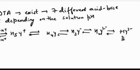 what-is-the-predominant-form-of-edta-at-ph-5-a-h3y-bh2y2-chy3-d-y4-69442