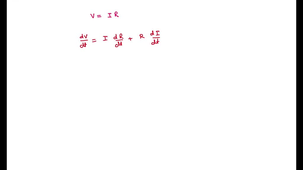 SOLVED (1 point) In a simple electric circuit; Ohm's law states that V