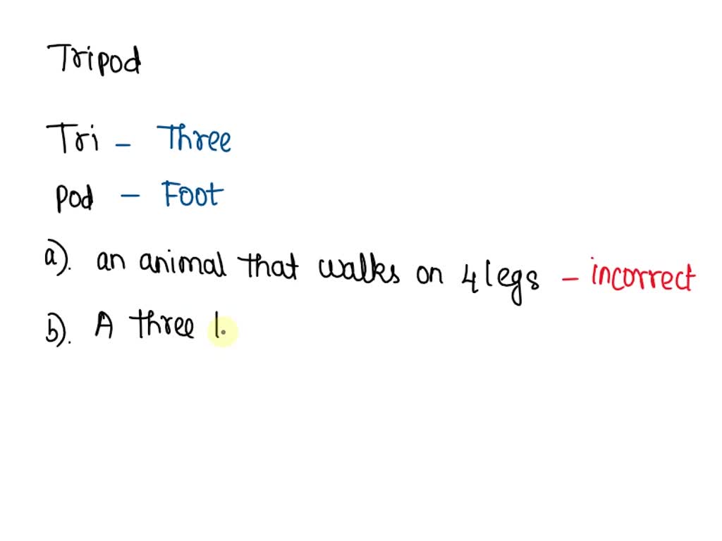 SOLVED Using this chart of word roots and affixes, which is the most likely meaning of the word