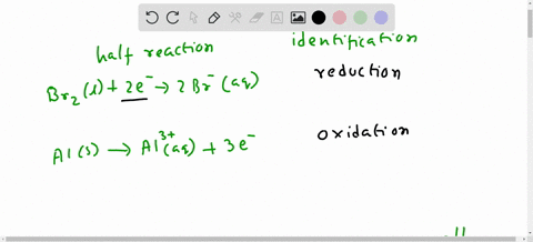 1-identify-each-of-the-following-half-reactions-as-either-an-oxidation-half-reaction-or-a-reduction-half-reaction-2-write-a-balanced-equation-for-the-overall-redox-reaction-use-smallest-possible-int-2