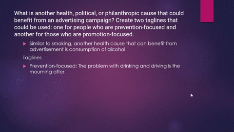 q1-what-is-another-health-political-or-philanthropic-cause-that-could-benefit-from-an-advertising-campaign-create-two-taglines-that-could-be-used-one-for-people-who-are-prevention-focused-an-62863