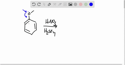 draw-structural-formulas-for-the-major-organic-products-of-the-reaction-shown-below-och3-hno3-hzso4-you-do-not-have-to-consider-stereochemistry-if-no-reaction-occurs-draw-the-organic-startin-35285