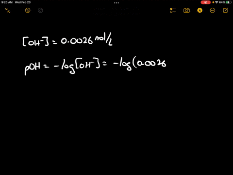 4-what-is-the-ph-of-a-sodium-hydroxide-solution-at-25-c-in-which-the-hydroxide-ion-concentration-is-00026-movl-is-the-solution-acidic-or-basic-3-marks-22094