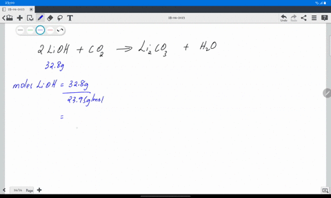 what-is-the-mass-in-grams-of-carbon-dioxide-that-would-be-required-to-react-with-328-g-of-lioh-in-the-following-chemical-reaction-2-liohs-co2g-li2co3s-h2ol-80977