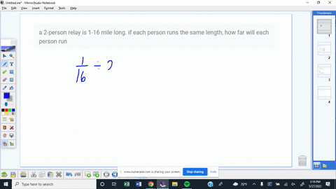 a-2-person-relay-is-1-16-mile-long-if-each-person-runs-the-same-length-how-far-will-each-person-run-78125