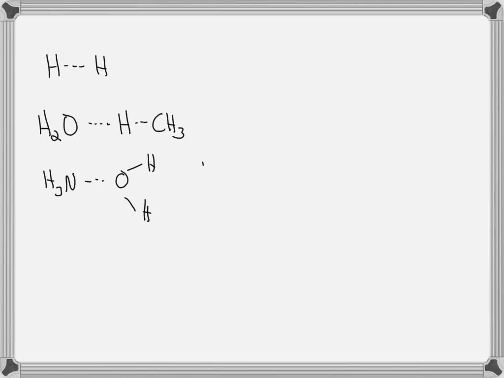 SOLVED: If a solid line represents a covalent bond and a dotted line ...