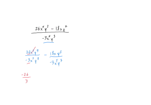 divide-26x5y3-18xy2-3x5y3-simplify-answer-as-much-as-possible
