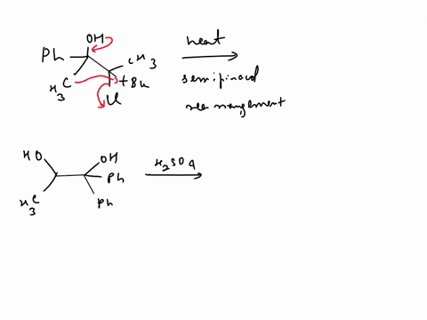 i-will-thumbs-up-right-answer-42-pts-1-pt-each-predict-the-major-products-for-the-following-reactions-oh-ph-ch3-hzc-t-bu-ci-oh-ph-oh-ph-ch3-heat-h2so4-semipinacol-rearrangement-63863