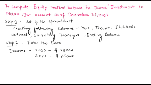 for-this-assignment-read-the-case-facts-below-and-then-create-an-excel-spreadsheet-using-the-guidance-at-the-end-of-the-caseon-january-1-2020-james-company-purchased-100-percent-of-the-outst-24524