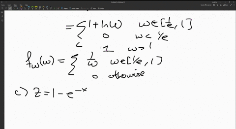 let-x-be-a-random-variable-that-is-uniformly-distributed-x-unifo-1-use-the-cd-technique-to-determine-the-pdf-of-each-of-the-following-a-y-x-6-w-7ex-c-2-e-d-u-x-x-74672