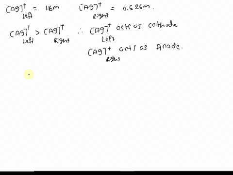 a-concentration-cell-similar-to-the-one-shown-is-composed-of-two-ag-electrodes-and-solutions-of-different-ag-concentrations-the-left-compartment-contains-116-m-ag-and-the-right-compartment-c-84497