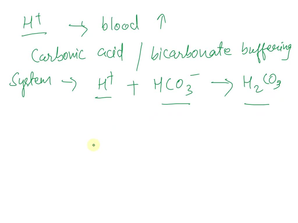 SOLVED: If the H+ concentration in the blood increases significantly ...