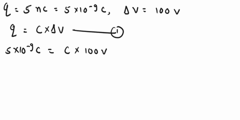 calculate-the-capacitance-of-a-capacitor-in-which-the-plates-are-charged-to-5-nc-and-the-potential-difference-between-the-plates-is-100-vwhat-is-the-potential-difference-across-a-capacitor-w-11105