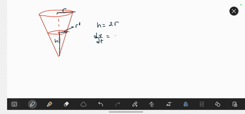 question-2-1-point-water-fills-a-cone-shaped-container-at-rate-of-6-cmsec-the-container-is-shaped-such-that-the-height-of-the-water-equals-the-diameter-how-fast-is-the-height-of-the-water-ch-70977