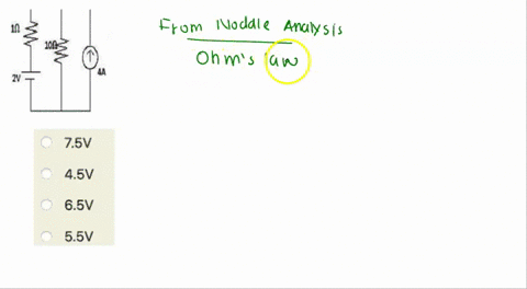 find-voltage-across-10-ohm-using-nodal-analysis-1n-joa-la-2v-75v-45v-65v-55v-14684