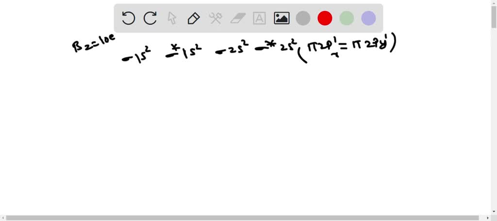 SOLVED: The molecular orbitals depicted below are derived from n = 2 ...