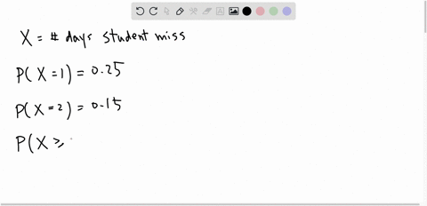 data-collected-at-elementary-schools-in-dekalb-county-ga-suggest-that-each-year-roughly-25-of-students-miss-exactly-one-day-of-school-15-miss-2-days-and-28-miss-3-or-more-days-due-to-sicknes-68593
