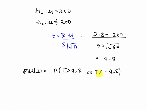 h1-200-s-30-n-64-and-218-conduct-a-two-tailed-hypothesis-test-at-the-005-significance-level-do-you-reject-or-not-reject-the-null-hypothesis-please-show-the-work-and-comment-on-the-results-if-59485