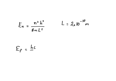 as-an-electron-in-an-excited-energy-level-in-a-1-d-box-of-length-200-a-makes-a-transition-to-the-ground-state-a-photon-of-2-879-nm-is-emitted-find-the-quantum-of-the-initial-state